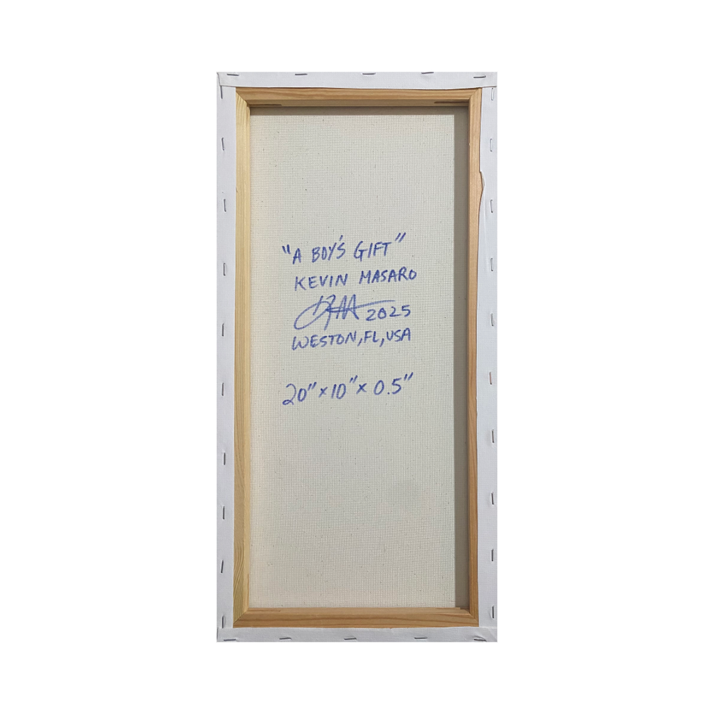 “A Boy’s Gift” - 1 of 1 Painting